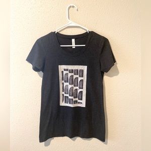 Charcoal Akron Art Museum Tire Tee